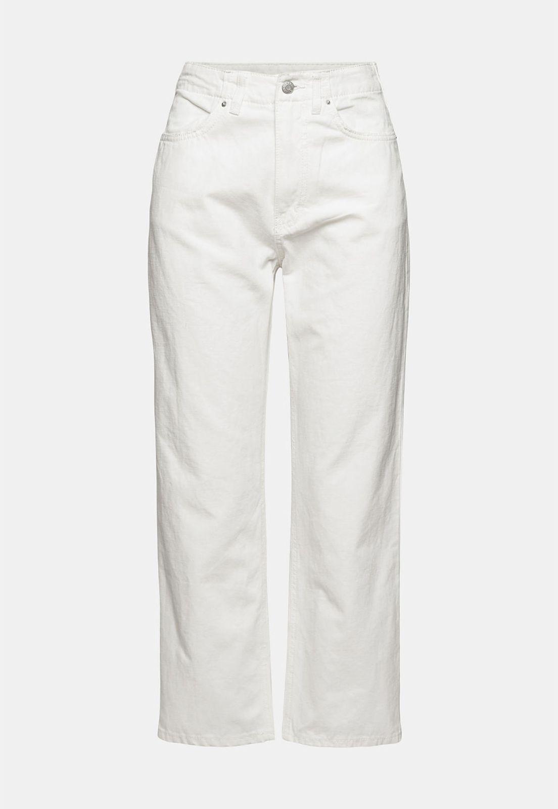 Con Cáñamo: Pantalón De Pierna Recta Esprit-3