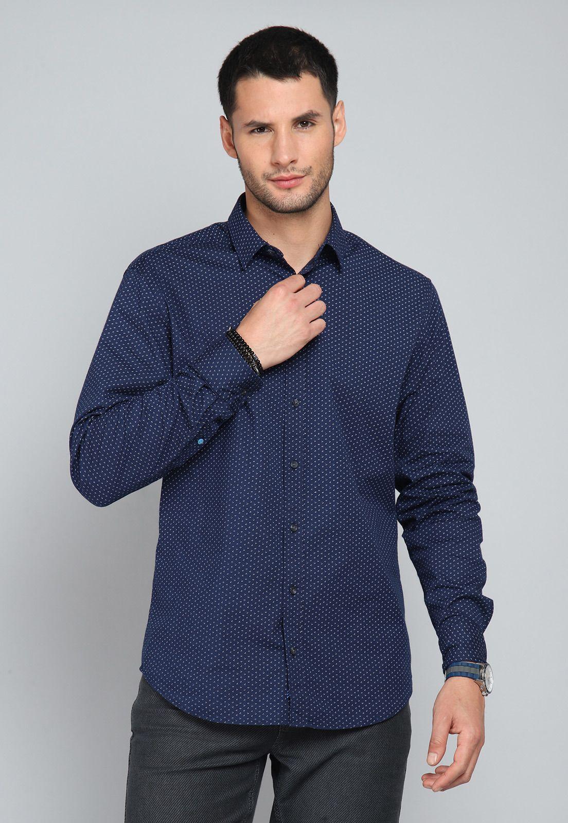 Camisa Print Spandex Arrow CM31009NB-0