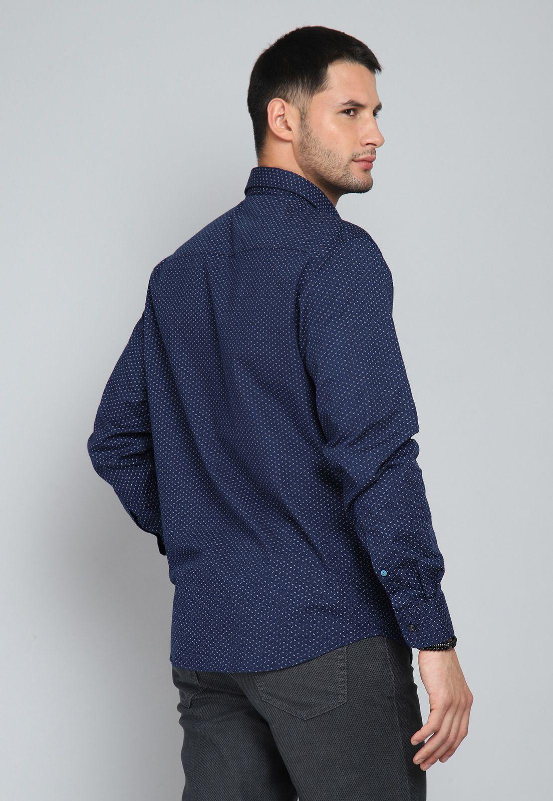 Camisa Print Spandex Arrow CM31009NB-1