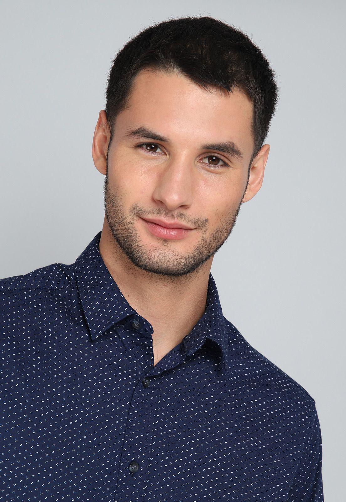 Camisa Print Spandex Arrow CM31009NB-2