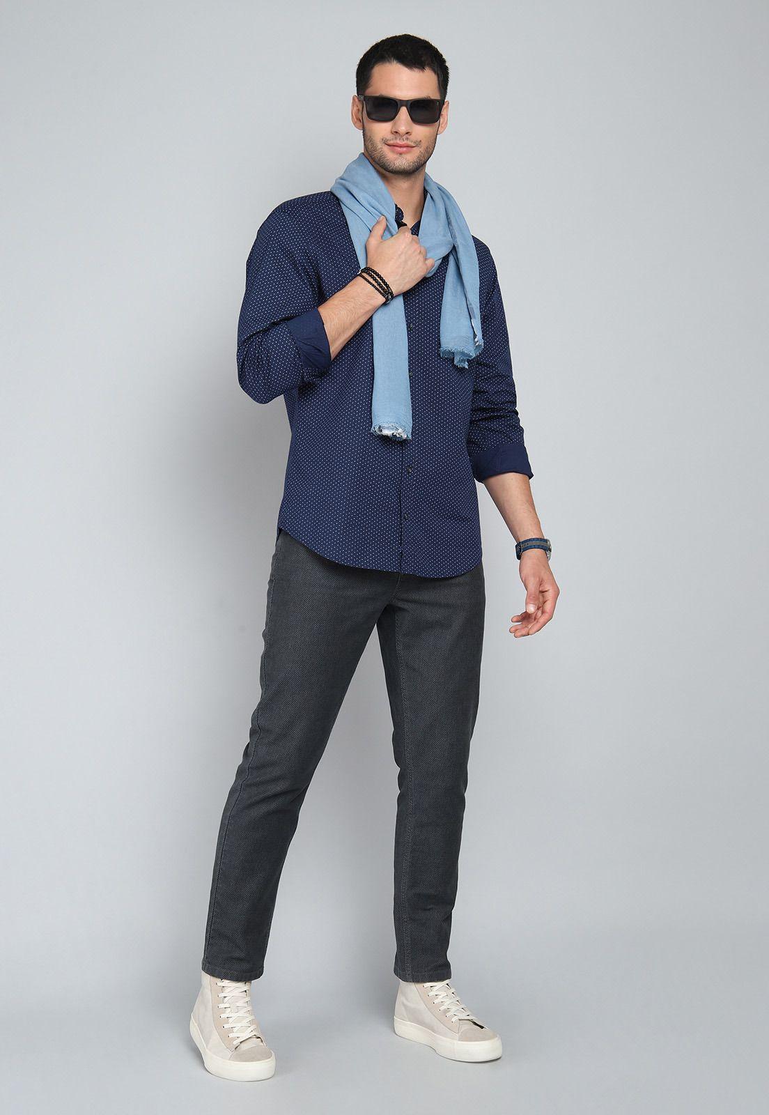 Camisa Print Spandex Arrow CM31009NB-3