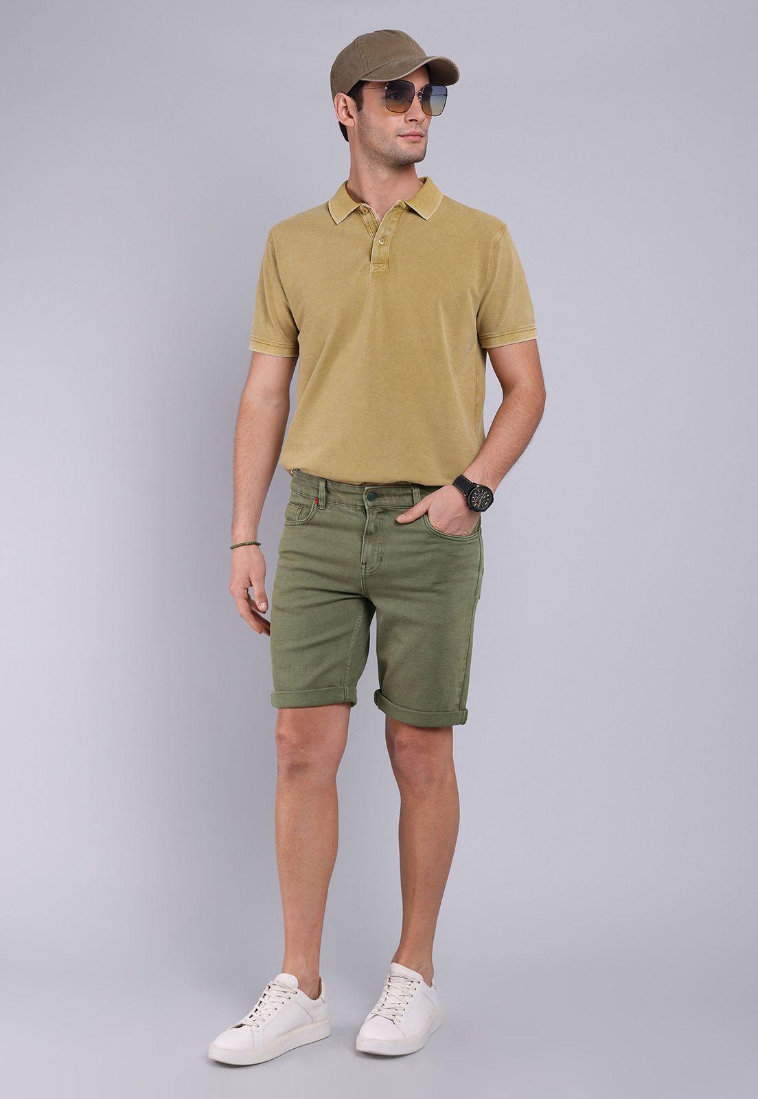 Bermuda Denim Slim Fit Soviet BVSHC90OL-3