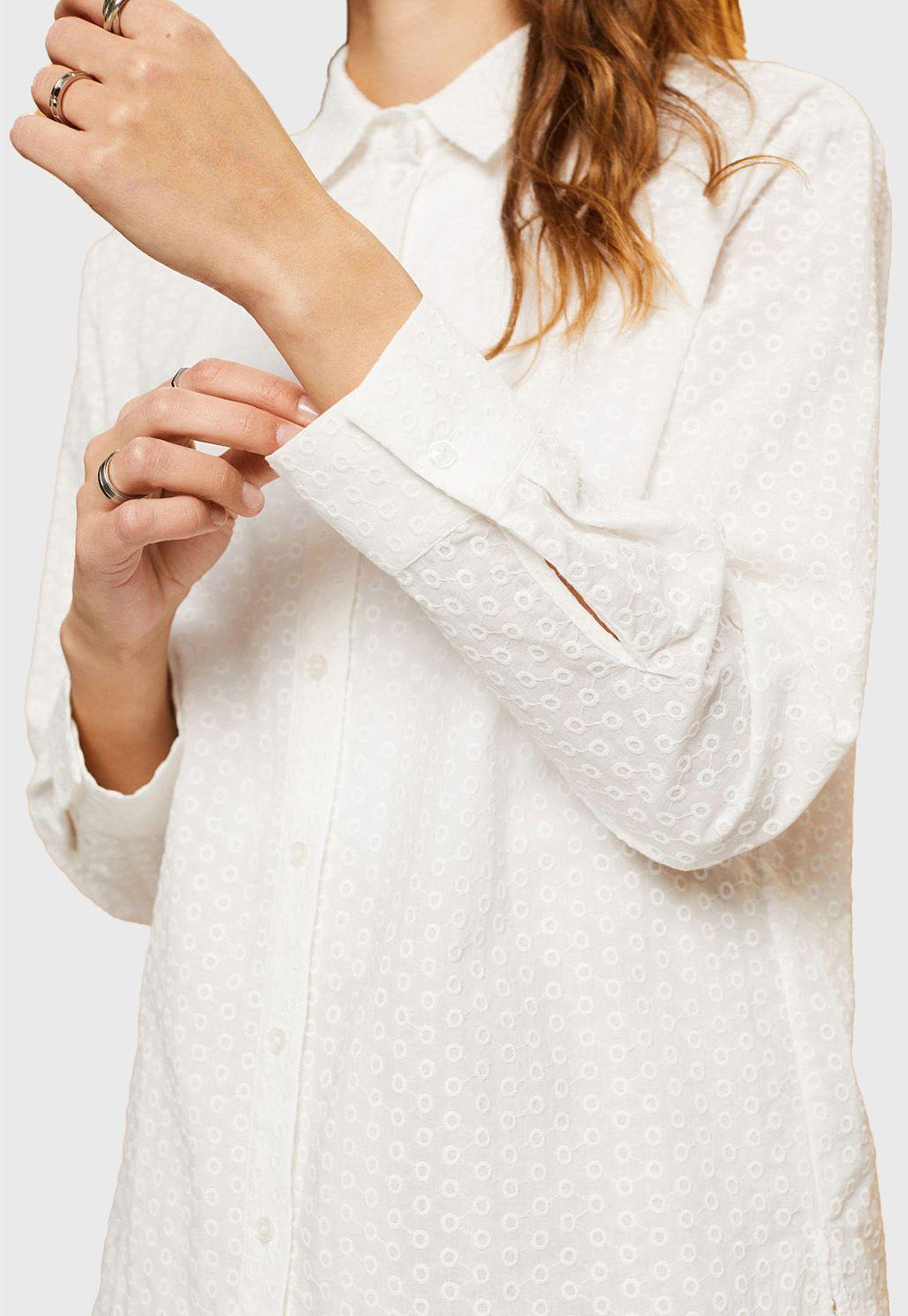 Blusa Camisera Con Textura Mujer Esprit-2