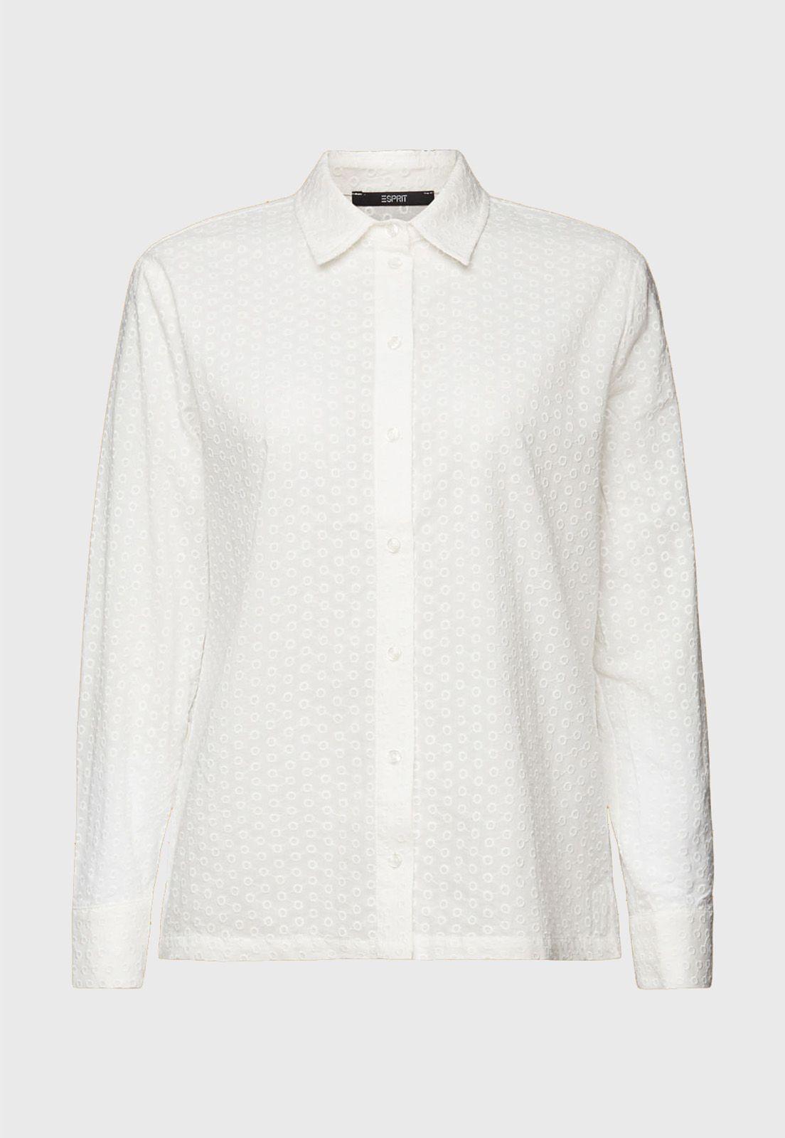 Blusa Camisera Con Textura Mujer Esprit-3