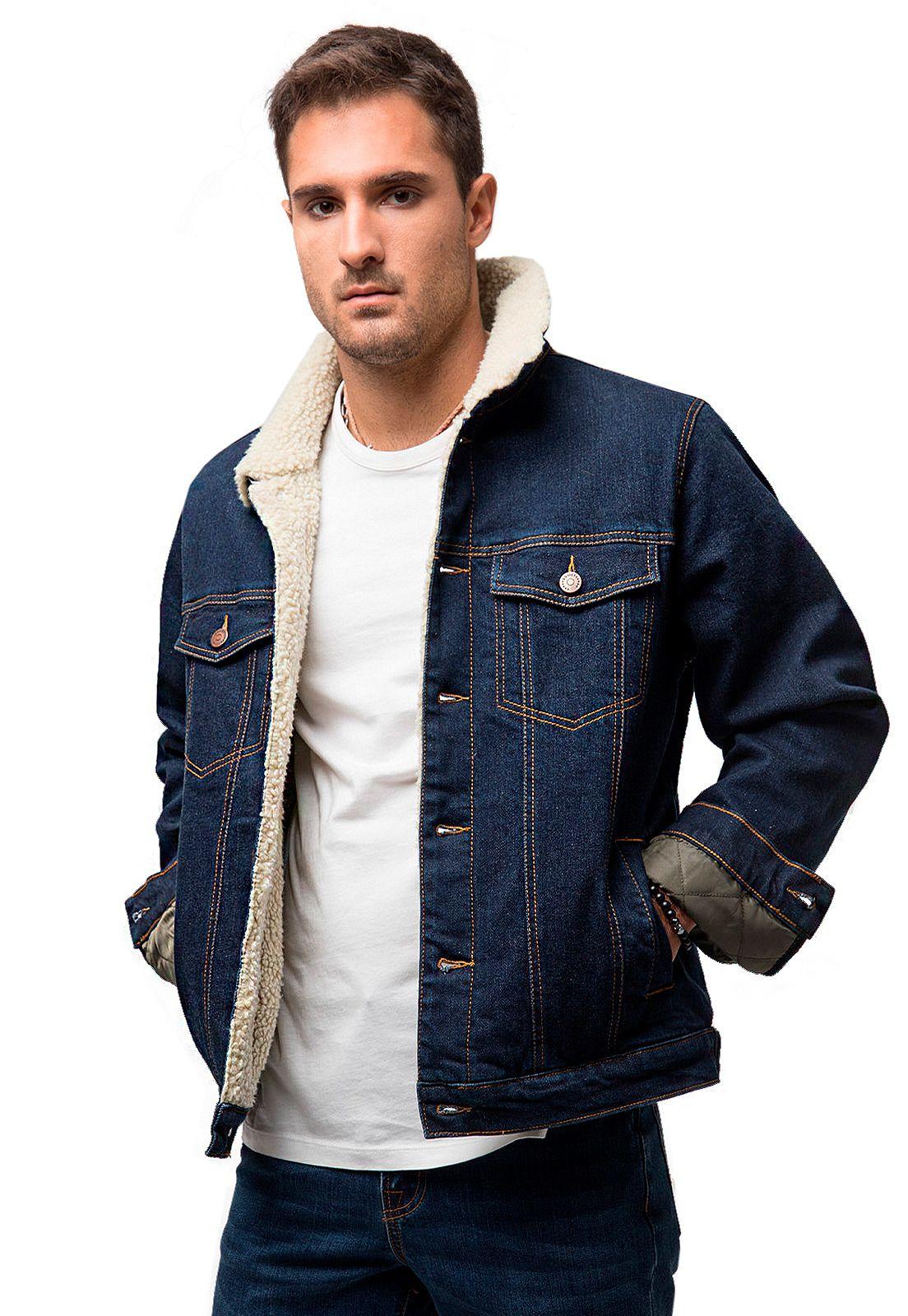 Chaqueta Azul SVCA156AZ-4