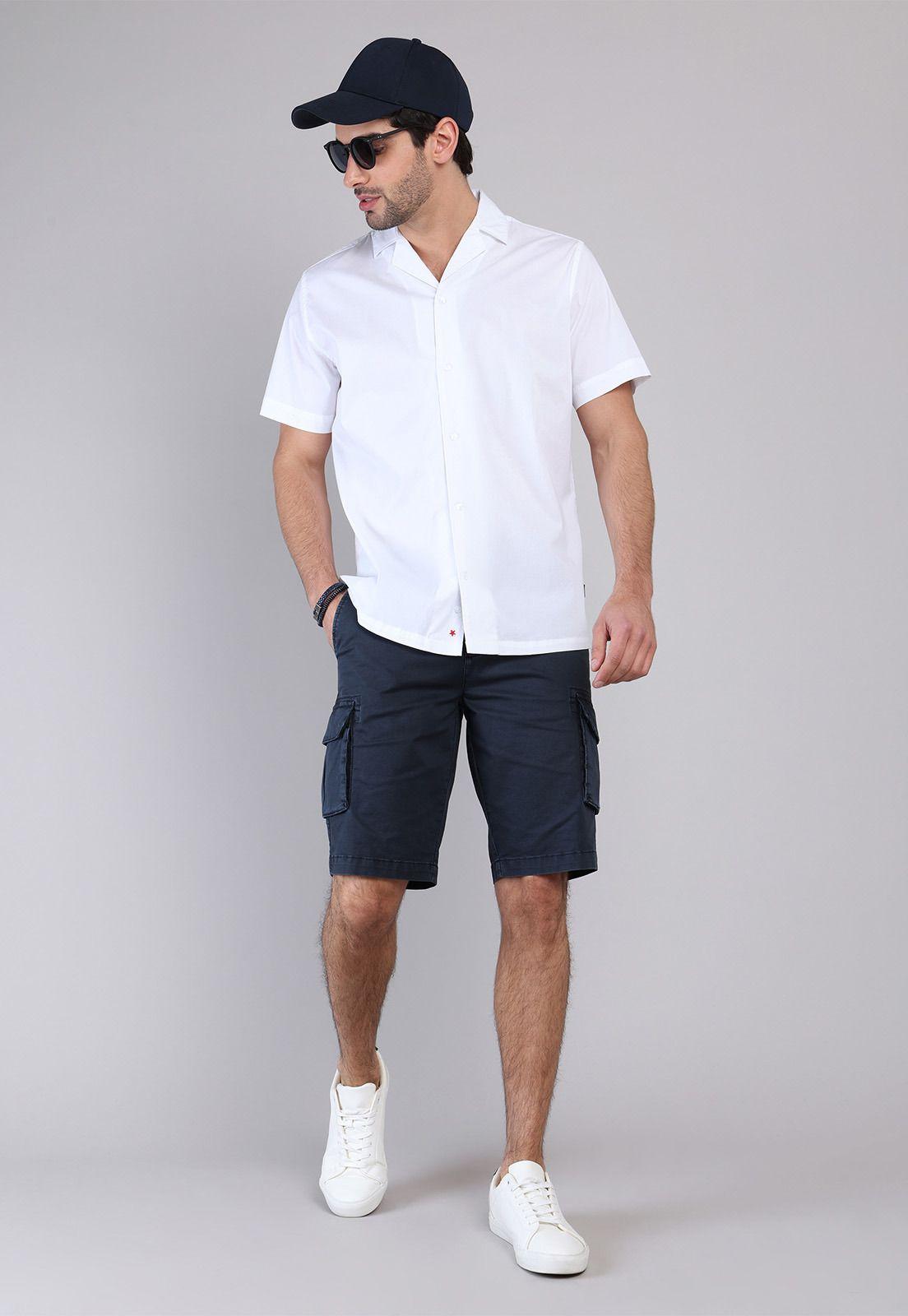 Camisa Lisa Spandex Soviet SCVF015BL-3