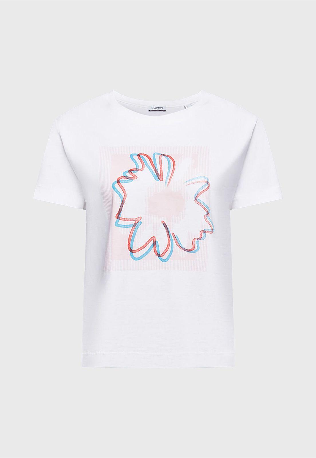 Polera Con Estampado Mujer Esprit 014EE1K319-4