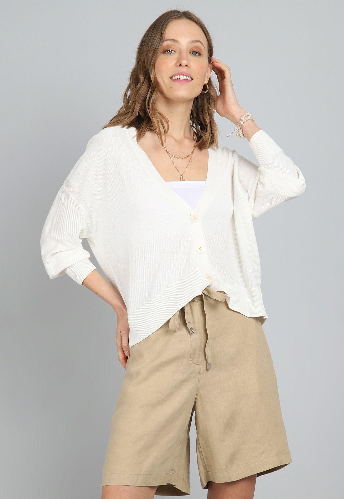 Cardigan Abotonado Mujer Esprit 034EE1I331-0