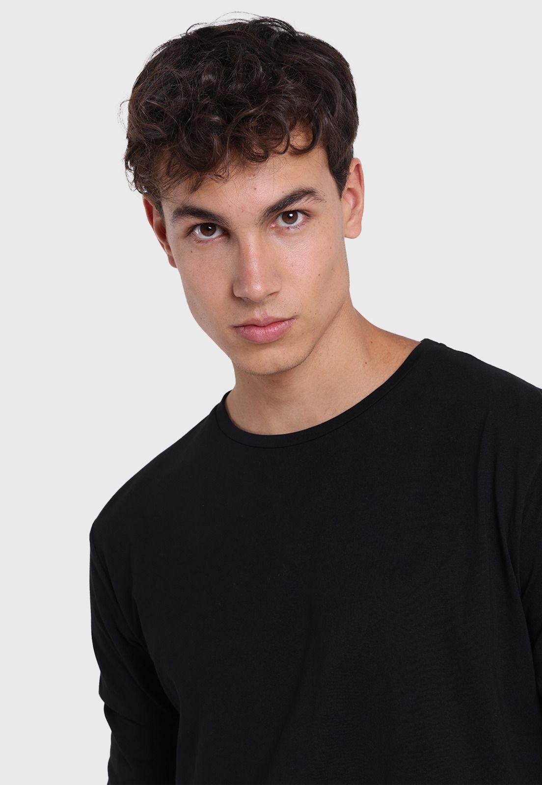 Polera Manga Larga Hombre Soviet SPO2731NE-2