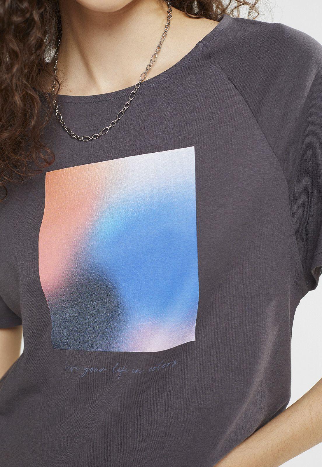 Polera Con Estampado Esprit-2