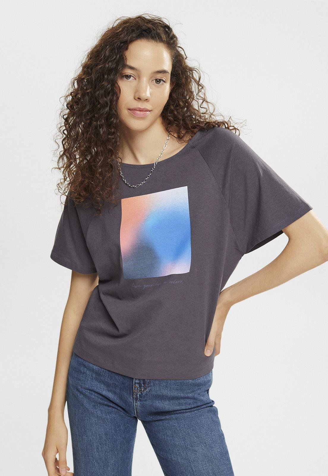 Polera Con Estampado Esprit-0