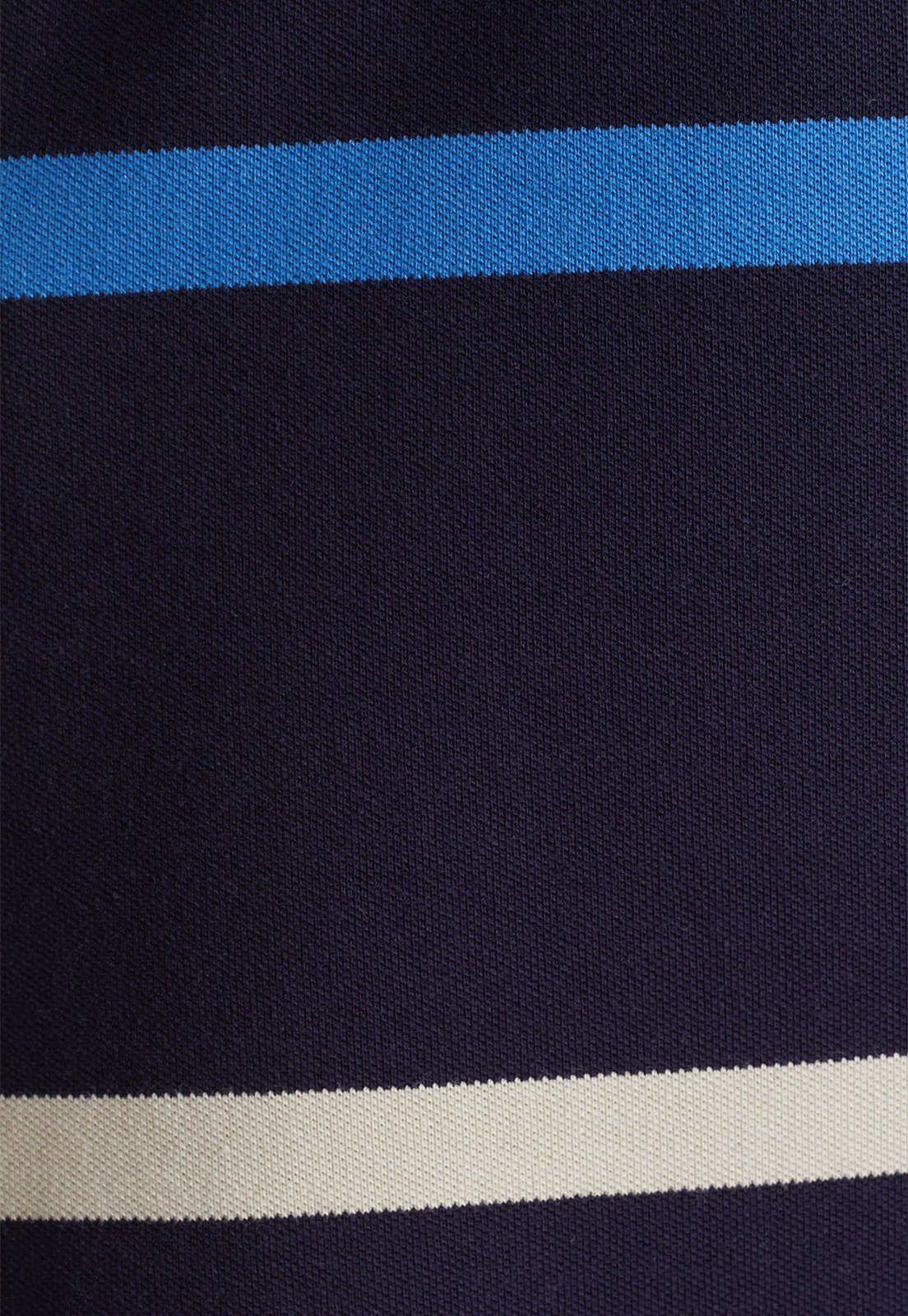 Vestido midi tipo polo a rayas-2