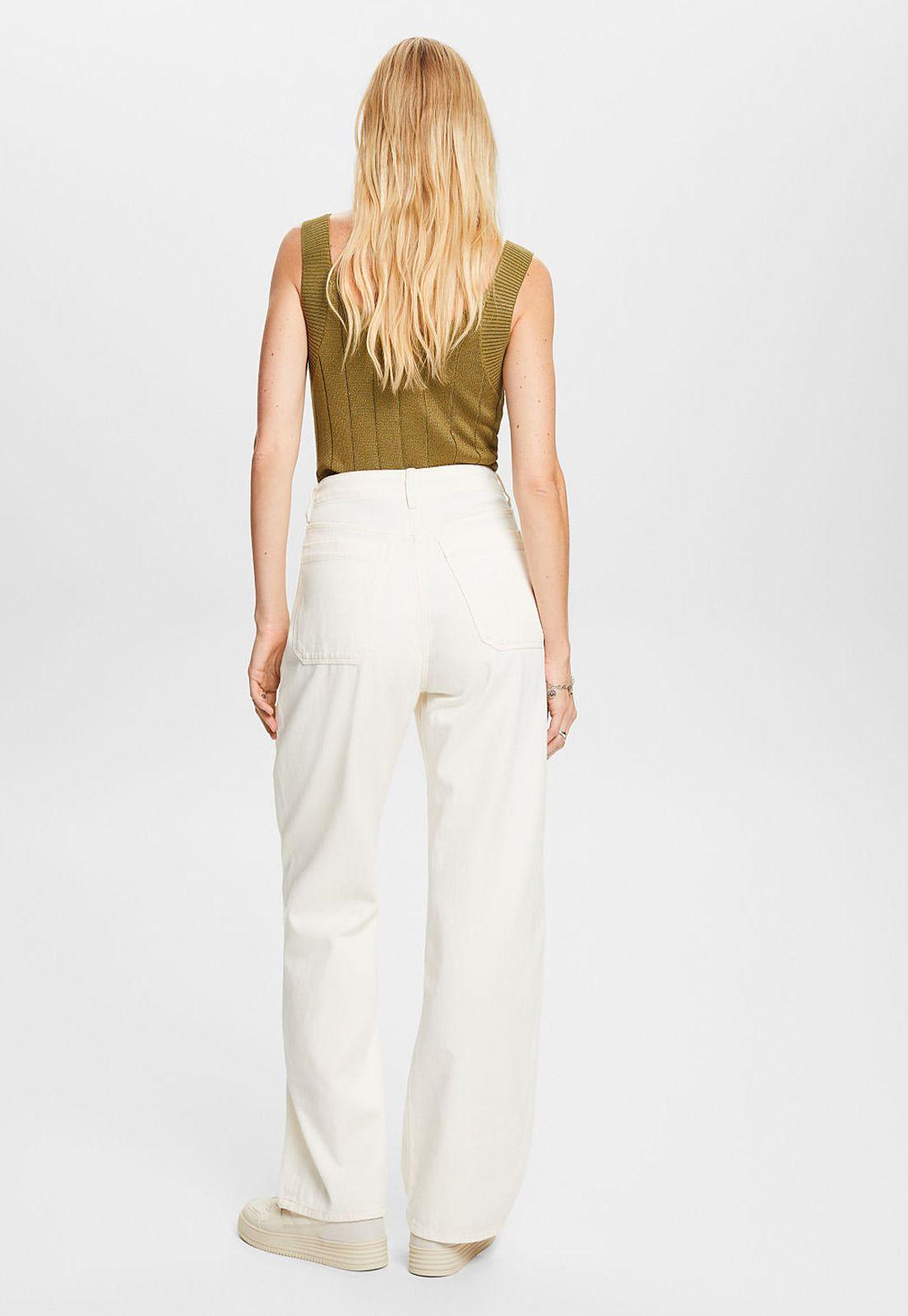 Pantalón Pierna Ancha Mujer Esprit 073EE1B316-1
