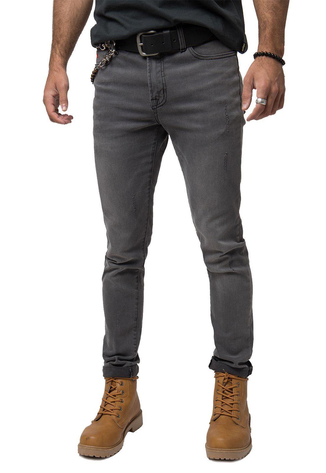 Jeans Skinny Gris Soviet-0