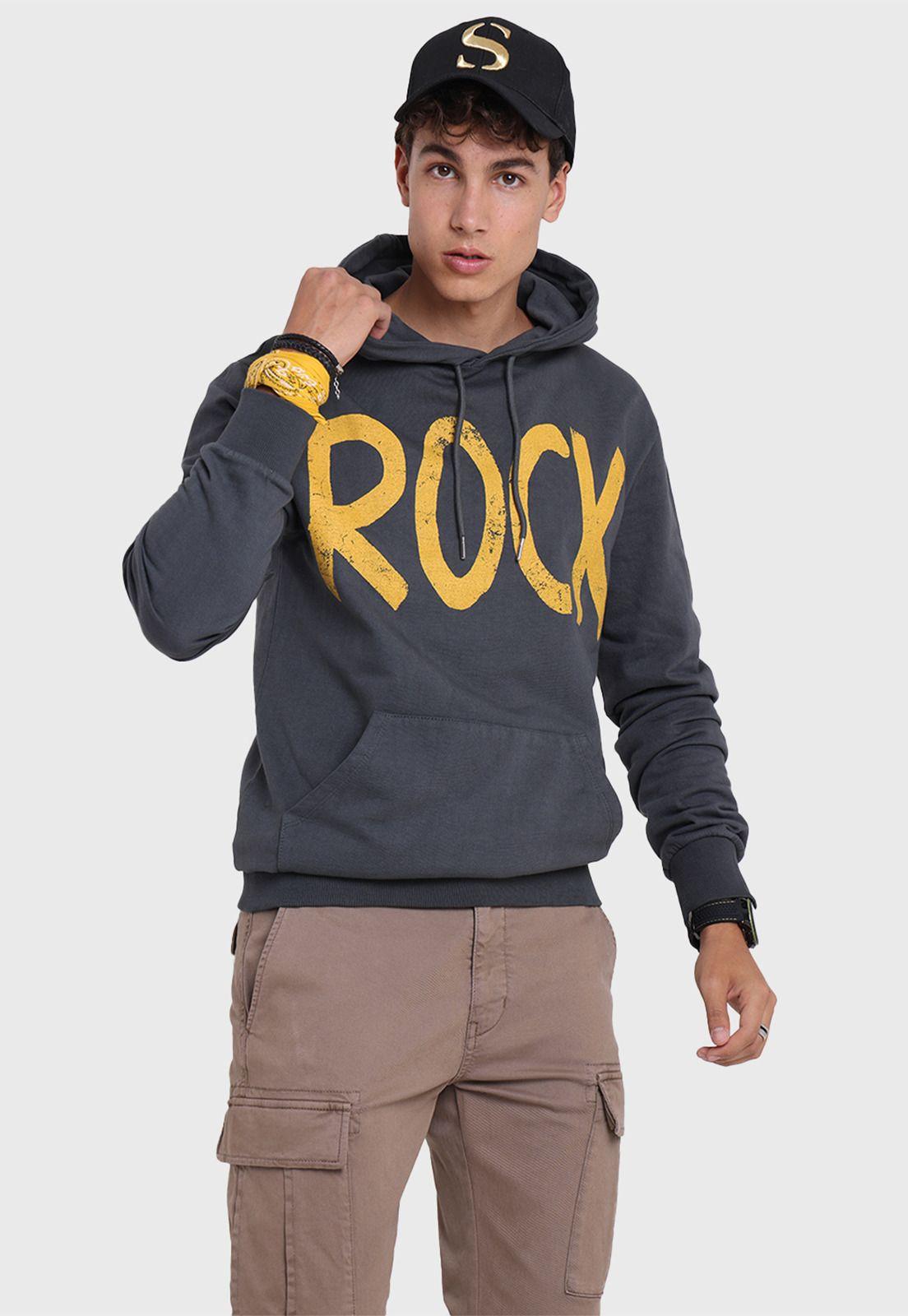 Poleron Con Gorro Hombre Soviet SPL2714GR-1