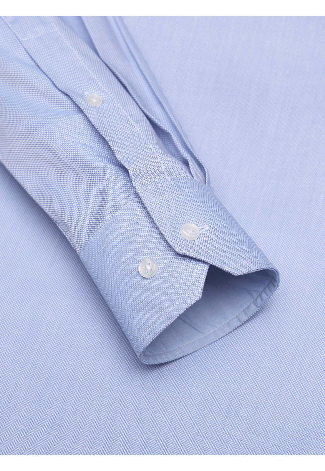 Camisa Formal Oxford Slim Fit Celeste Arrow ARM0626CE-5