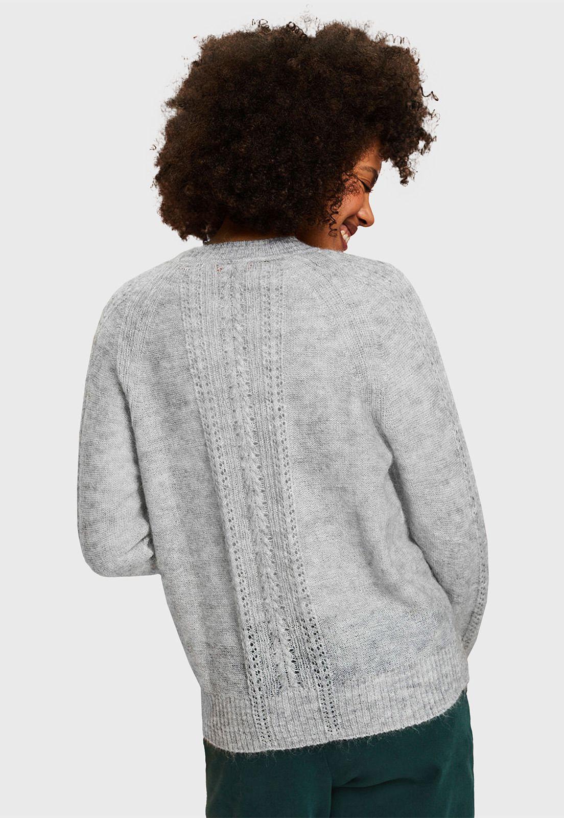 Sweater Con Cuello Redondo Mujer Esprit 113EE1I311-1