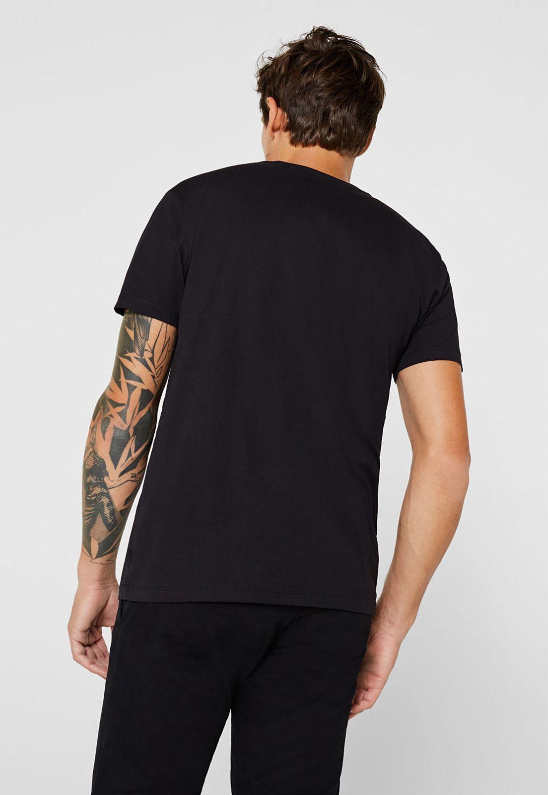 Polera de jersey estampada 100 % algodón-1