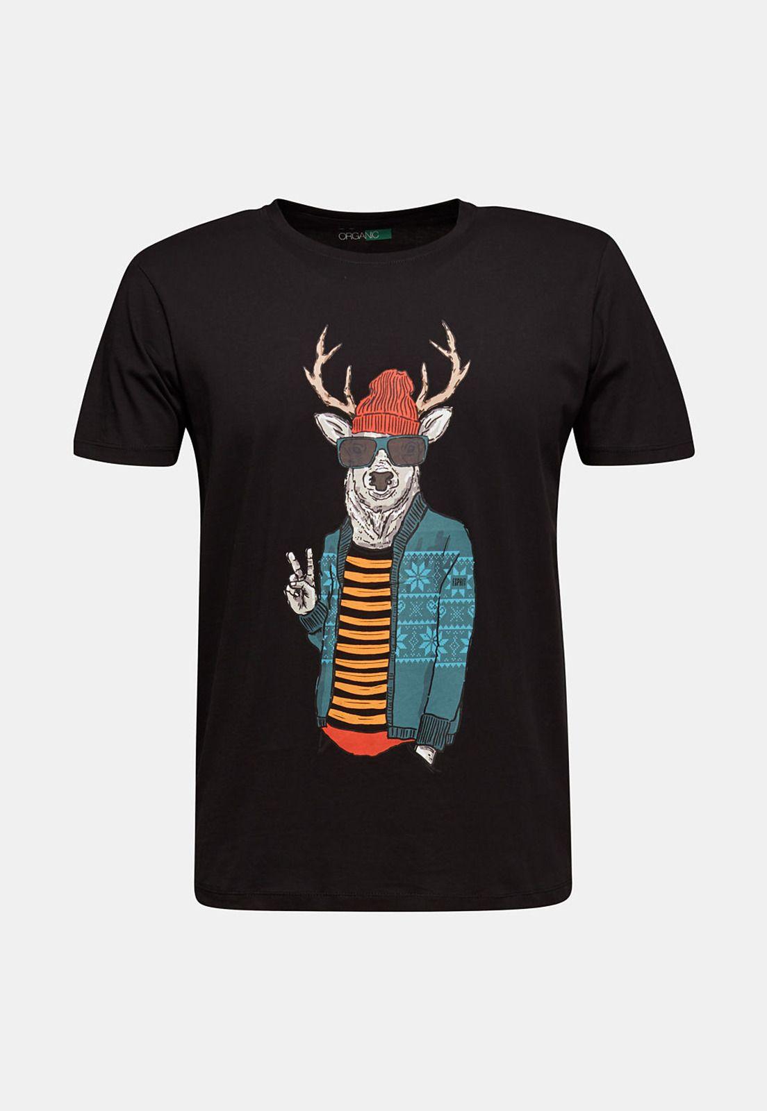 Polera de jersey estampada 100 % algodón-3