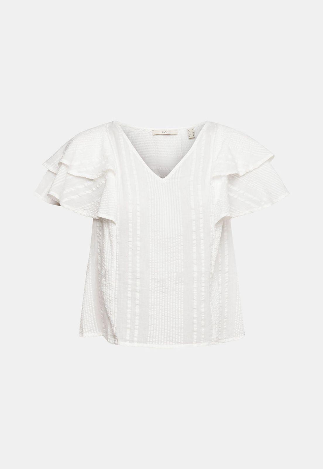 Blusa Estampada Con Mangas Avolantadas Esprit-3