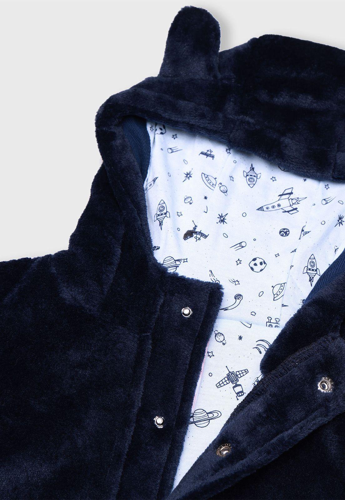 Poleron Capucha Niño Osito-2