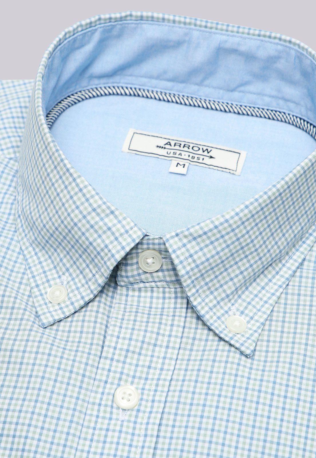 Camisa Diseño Cuadros Arrow CM32009VE-4