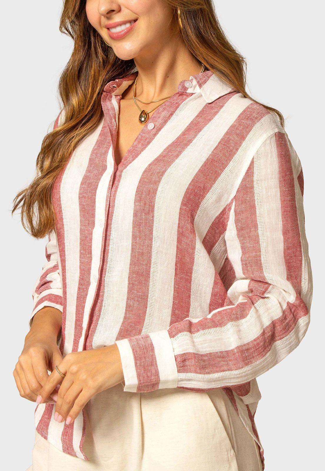 Blusa Lino Moda Mujer Esprit 611G025-3