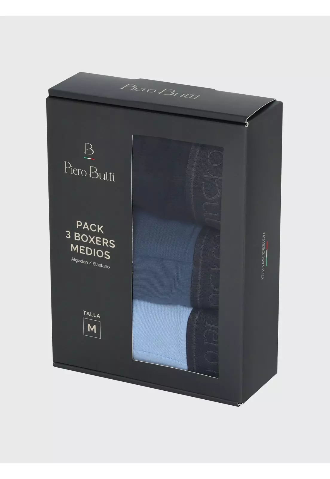 Boxer 3 Unidades Liso Multicolor Piero Butti PBBO312SU-4