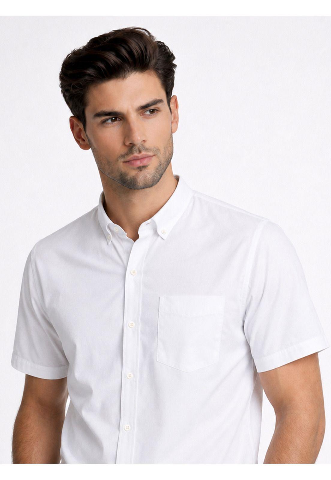 Camisa Lisa Regular Fit Blanco Piero Butti PBDVF26BL-2