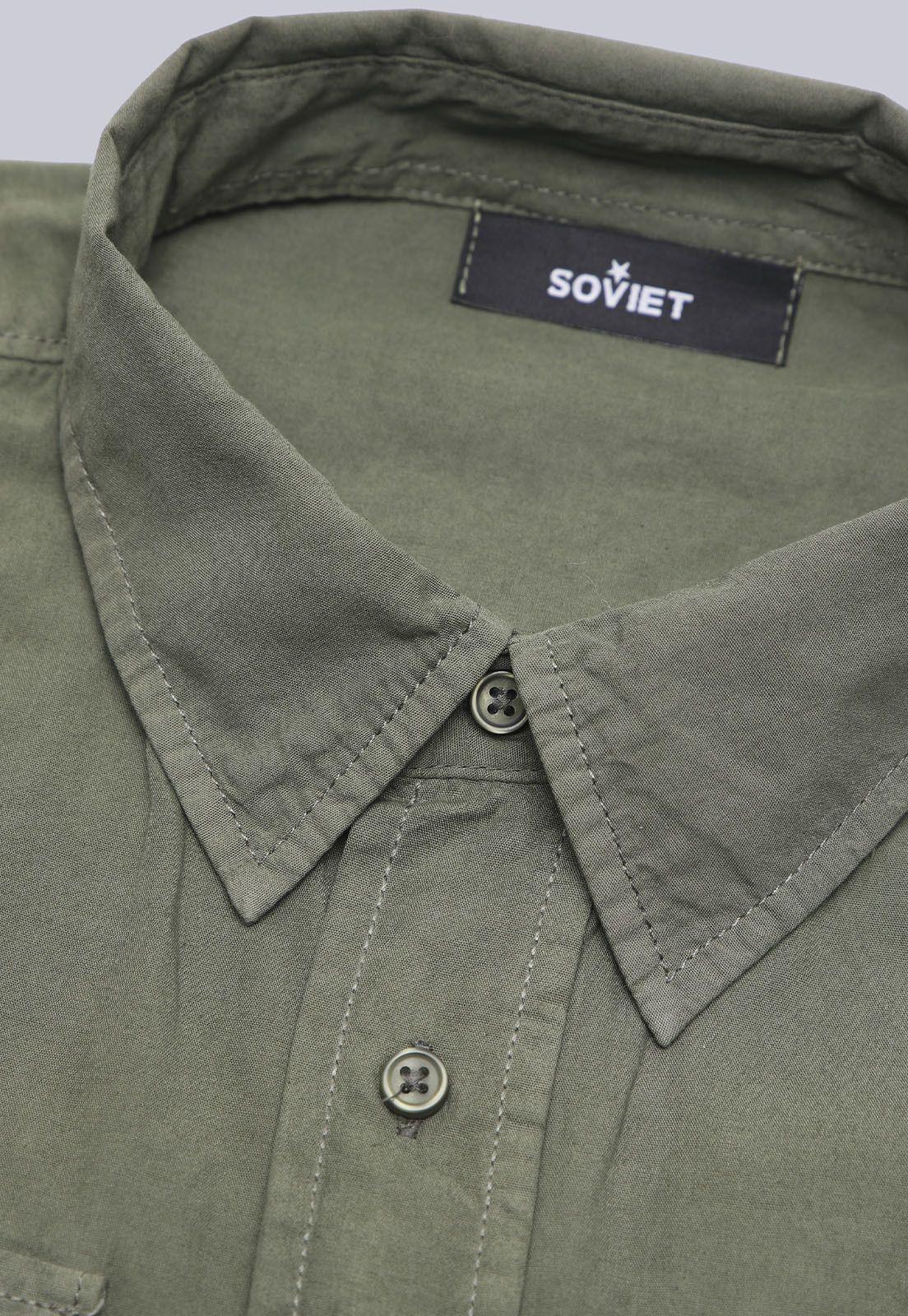 Camisa Lisa Manga Larga Soviet BVSHF25VE-5