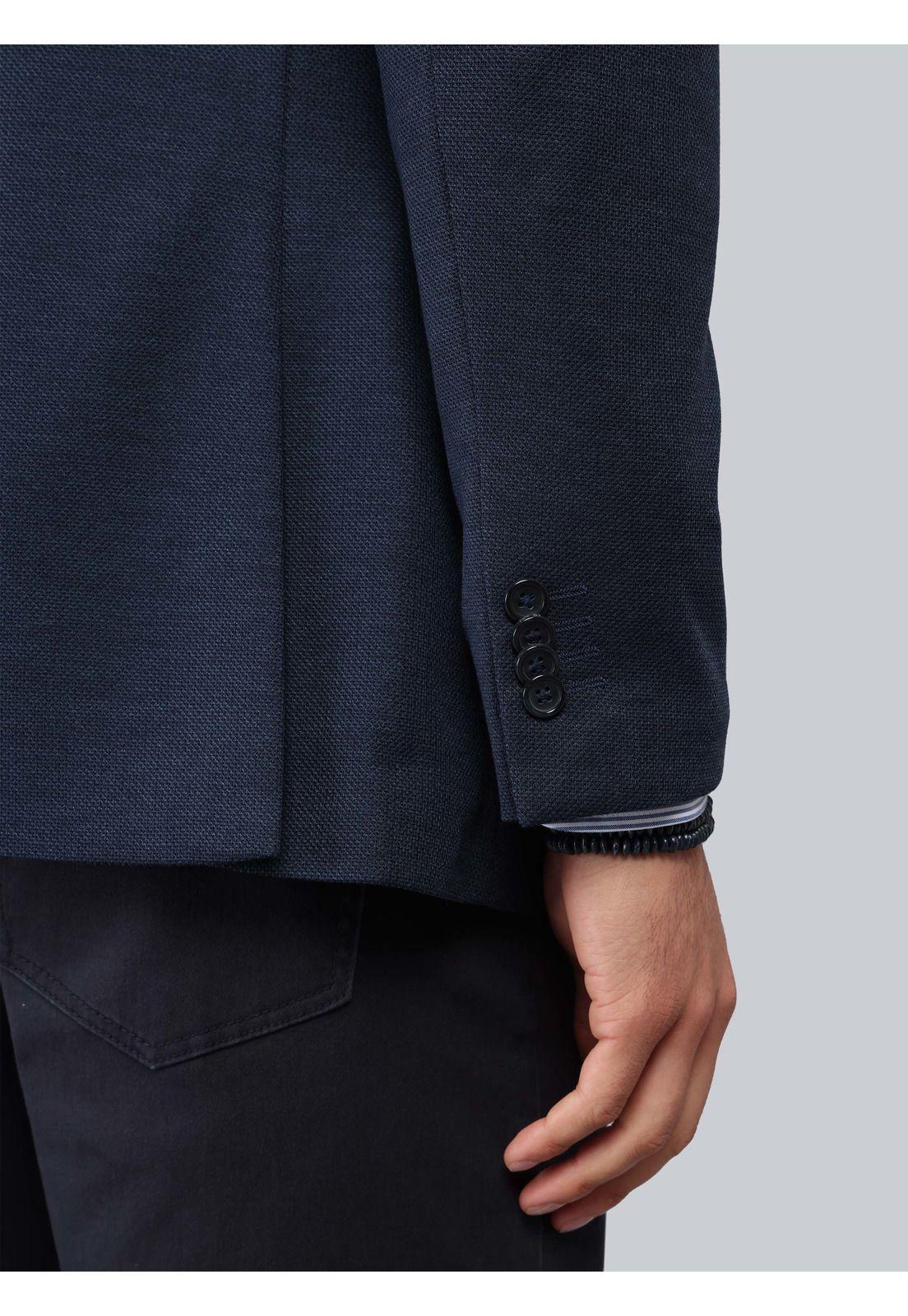 Blazer Texturado Spandex Tailored Fit Azul Piero Butti PBCIG41AZ-5