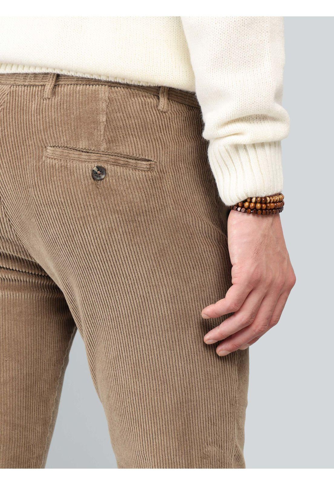 Pantalón Cotelé Spandex Regular Fit Camel Arrow PA33032CM-4