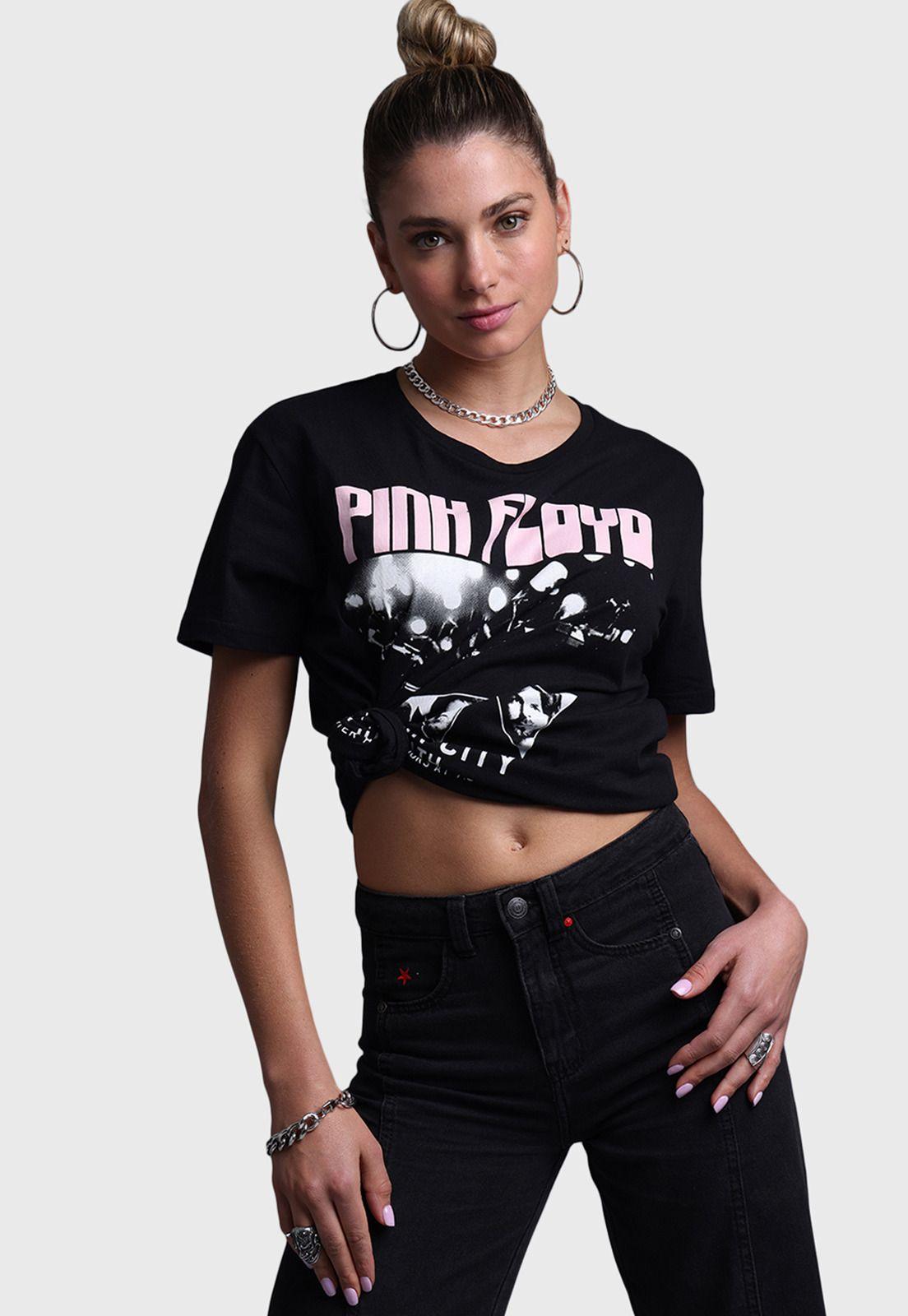 Polera Rock Pink Floyd Mujer Soviet SPOM577NE-0