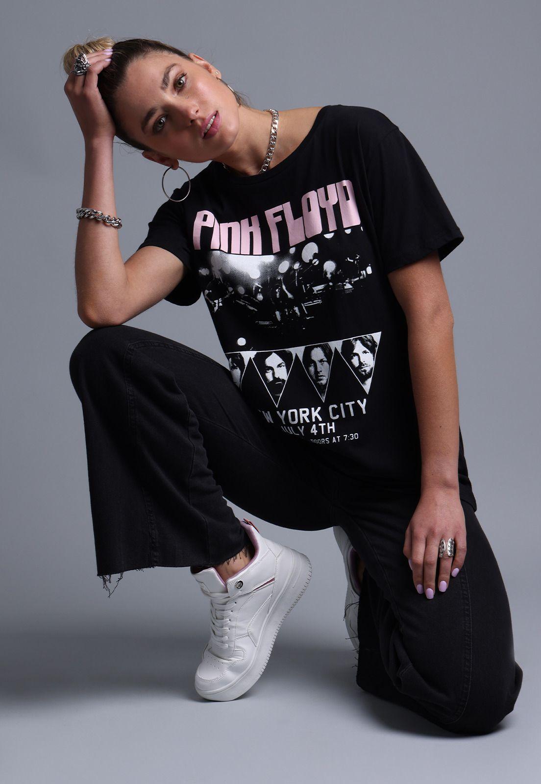 Polera Rock Pink Floyd Mujer Soviet SPOM577NE-4