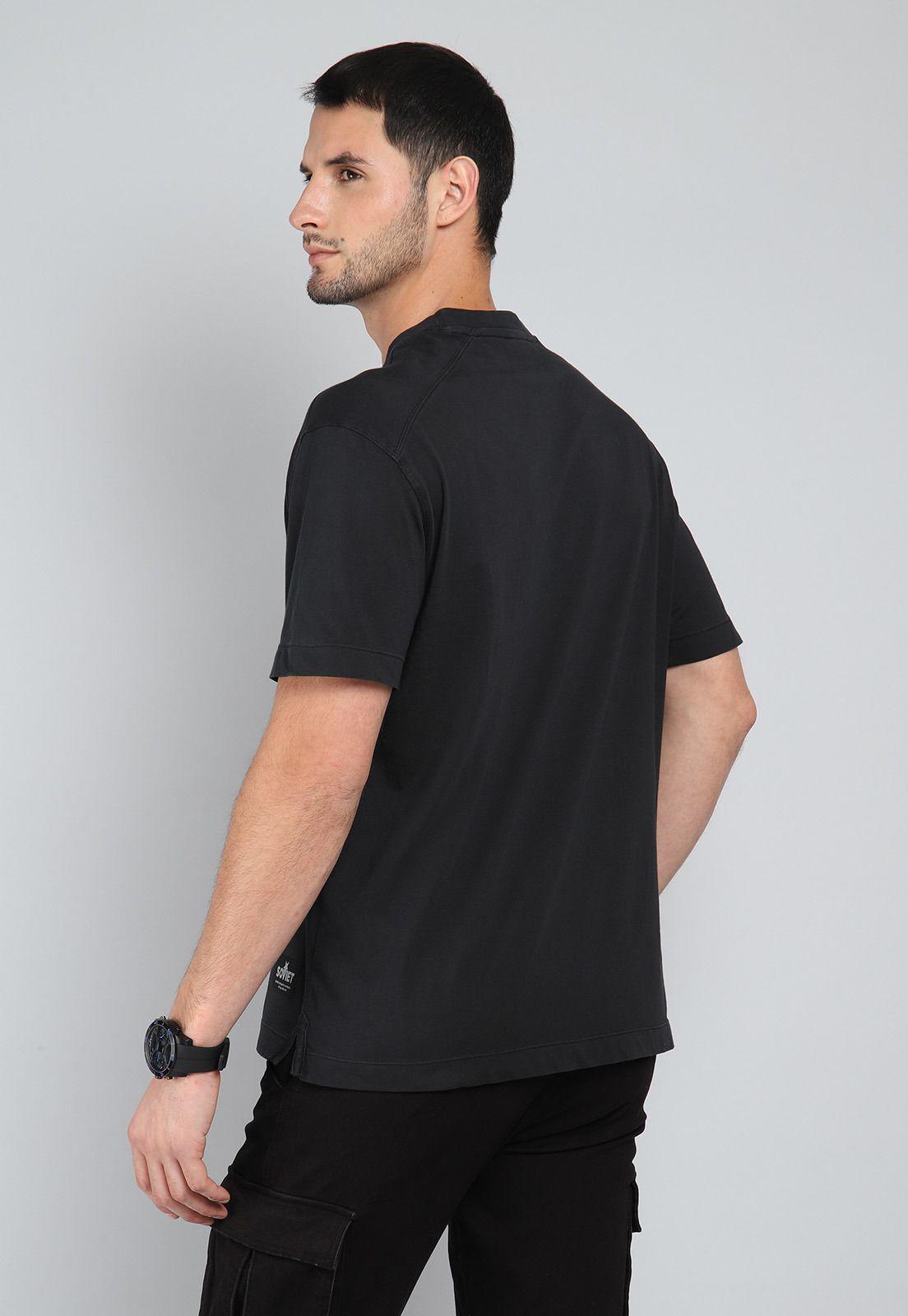 Polera Manga Corta Stone Wash Soviet BISHK33NE-1