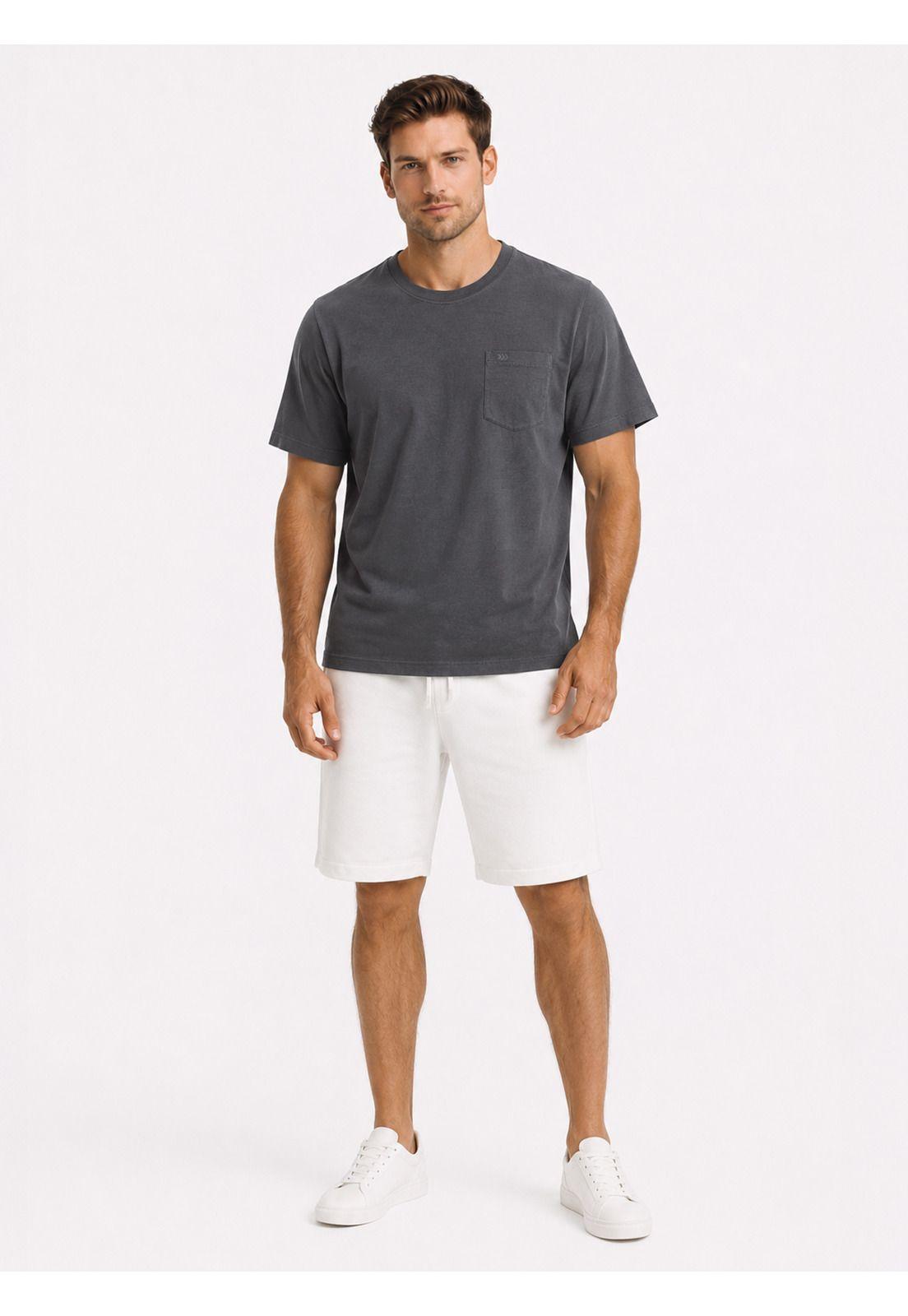 Polera Algodón Lisa Regular Fit Gris Arrow PO34031GR-3