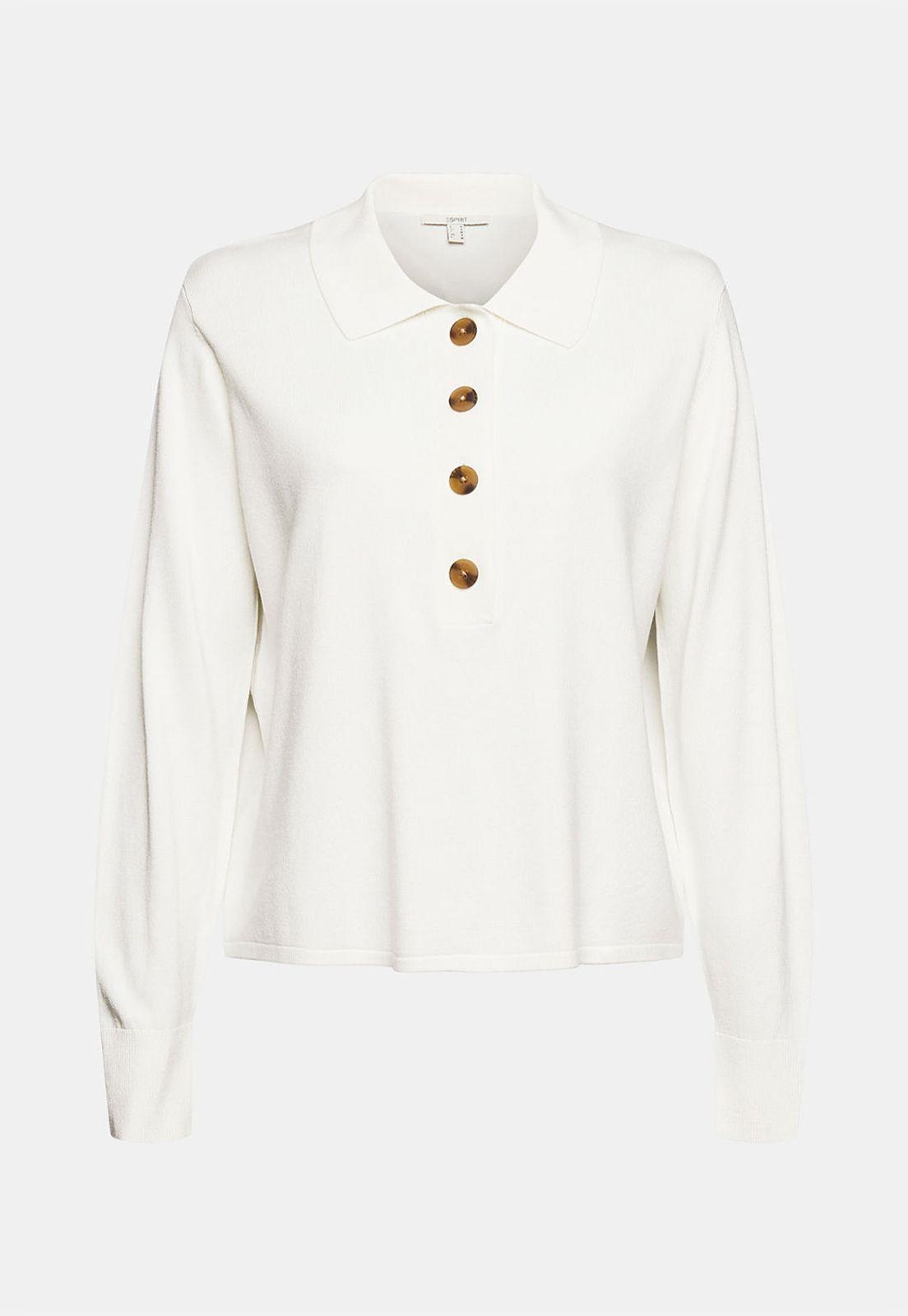 Sweater Con Cuello De Solapas Esprit-3