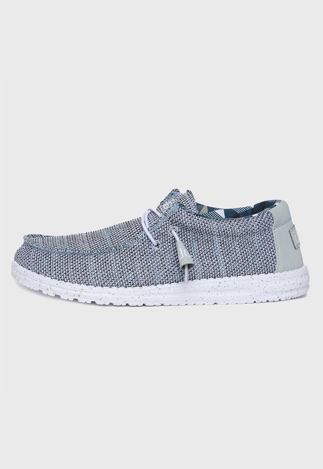 Zapato Wally Sox Ice Gray Hombre Heydude-0