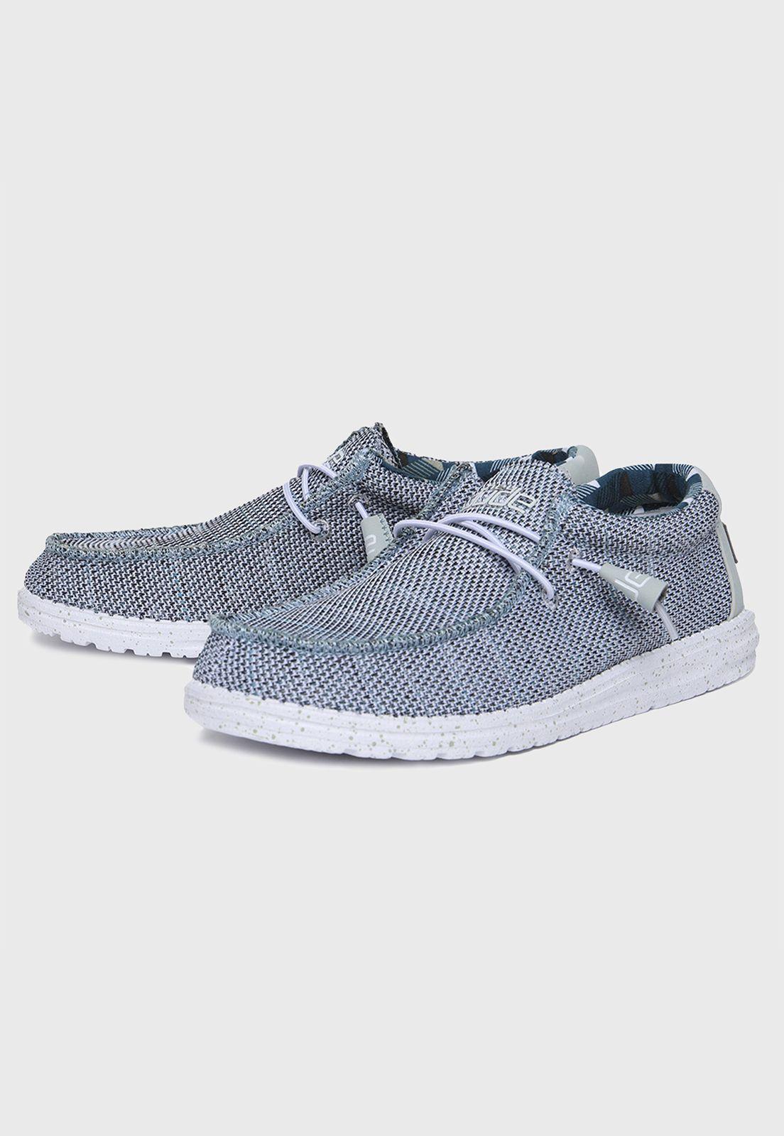 Zapato Wally Sox Ice Gray Hombre Heydude-1