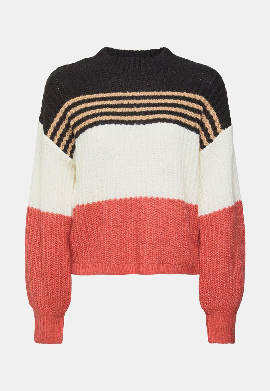 Sweater De Punto A Rayas Mujer Esprit-3