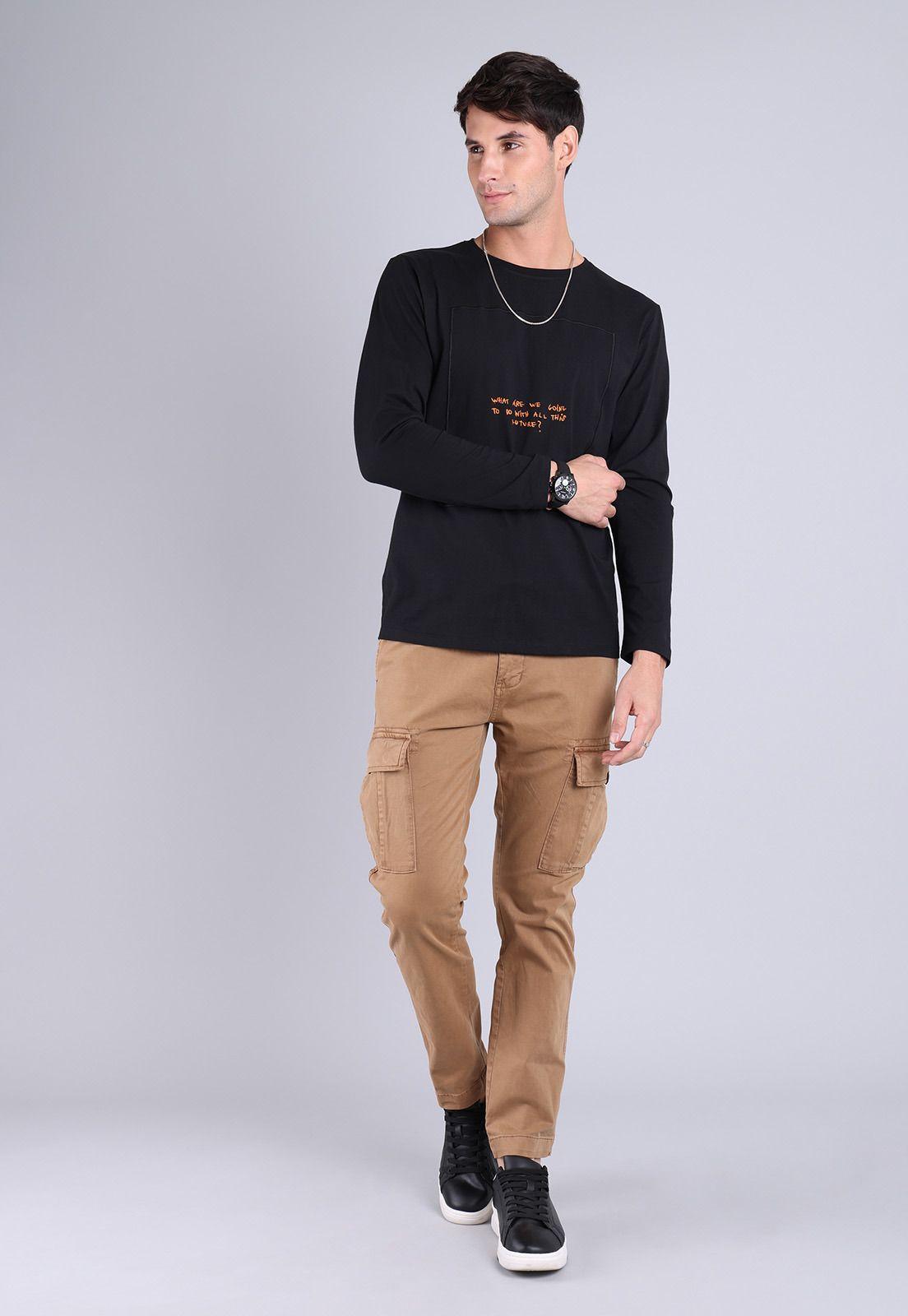 Polera Manga Larga Hombre Soviet SPOH701NE-3