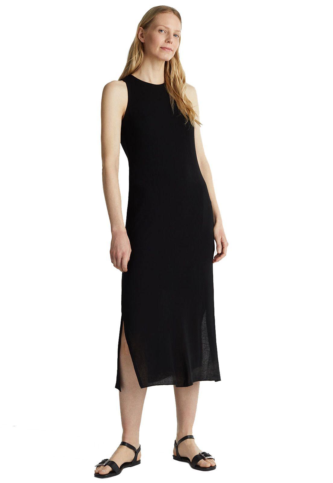 Maxivestido en jersey de crepé-0