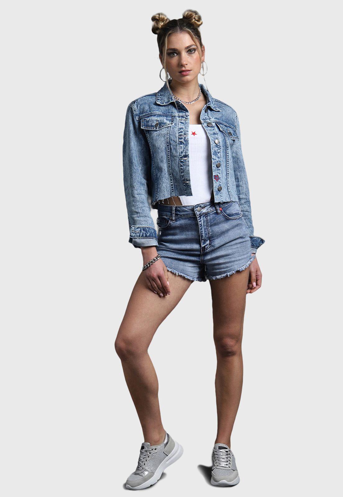 Chaqueta Crop Mujer Soviet SJK1655CE-0