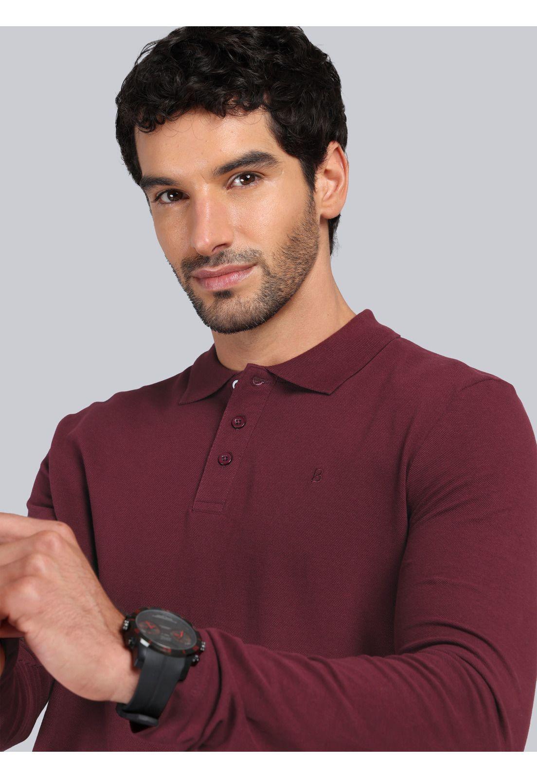 Polera Piqué Regular Fit Burdeo Piero Butti PBCIK95BU-2