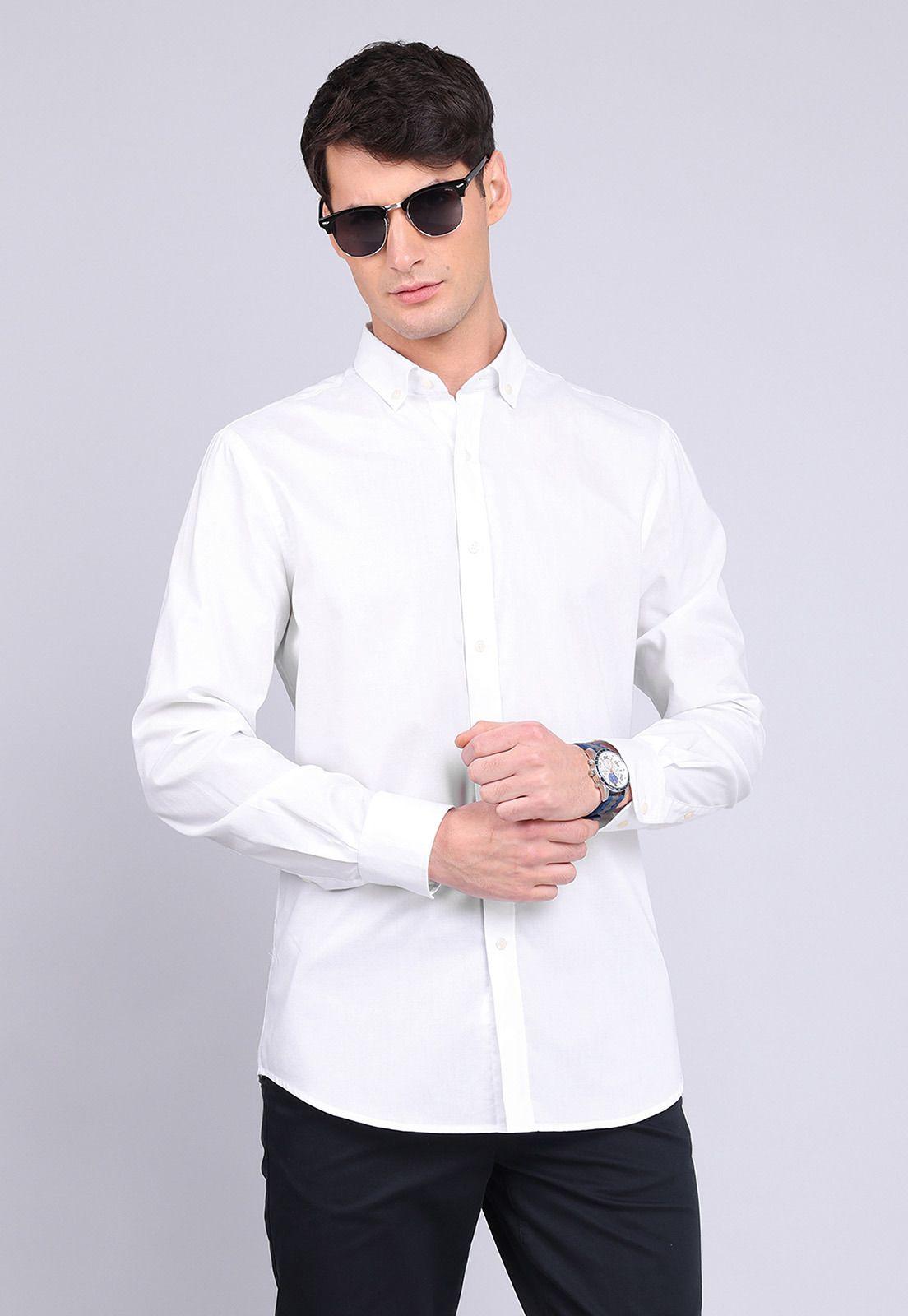 Camisa Lisa Manga Larga Guy Laroche GLBVF02BL-0