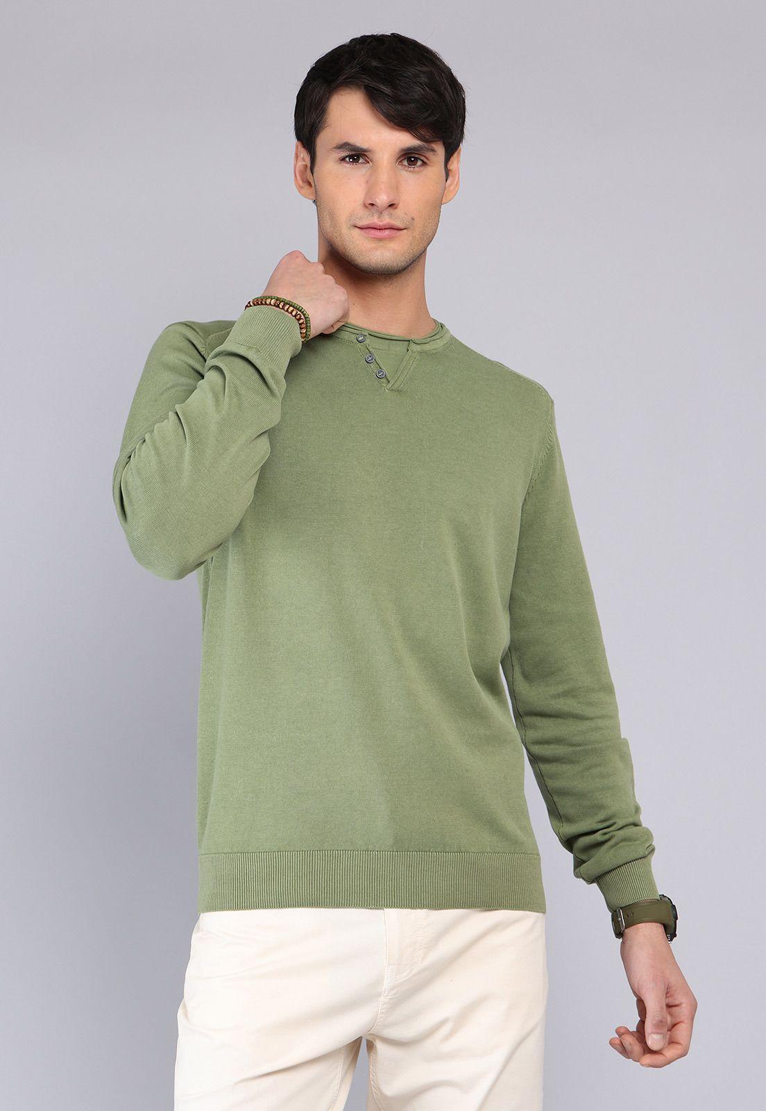 Sweater Cuello Redondo Stone Wash Arrow-0