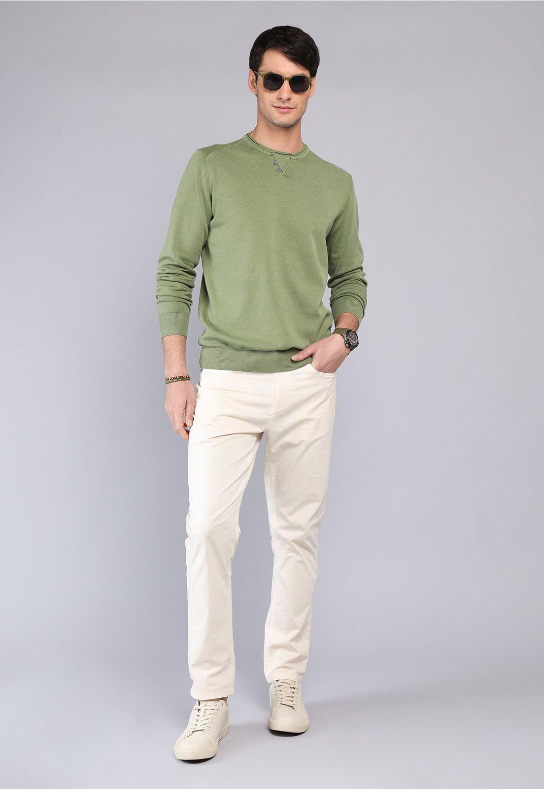 Sweater Cuello Redondo Stone Wash Arrow-3