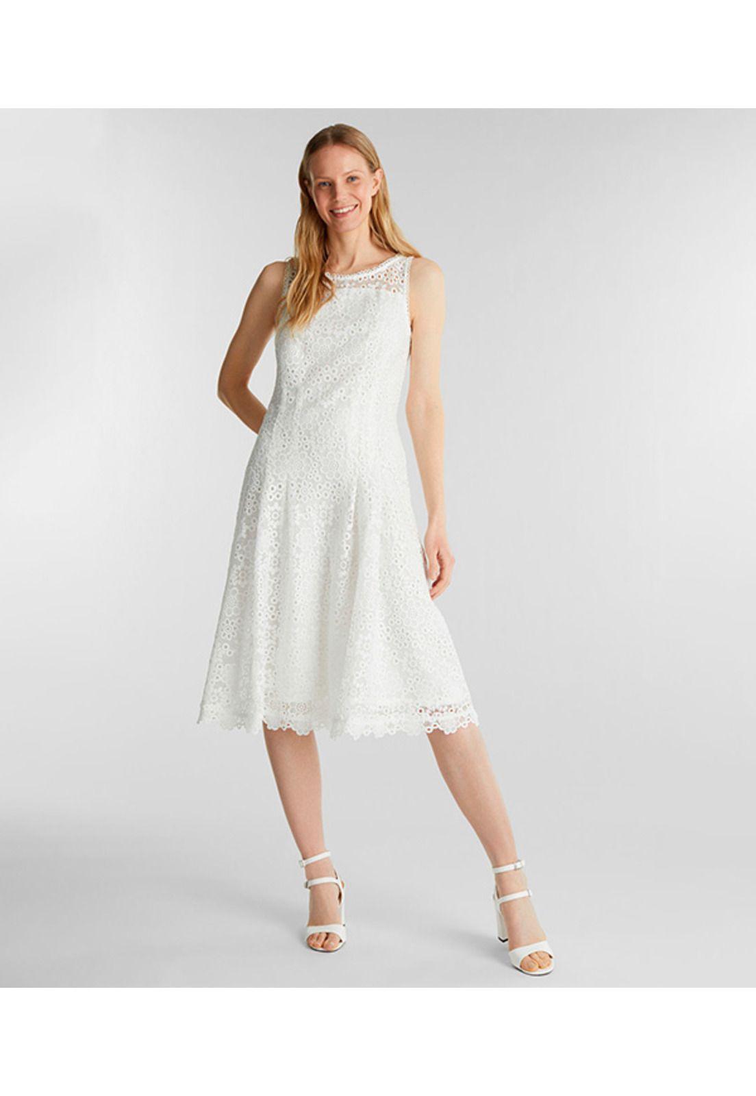 Vestido encaje floral-0