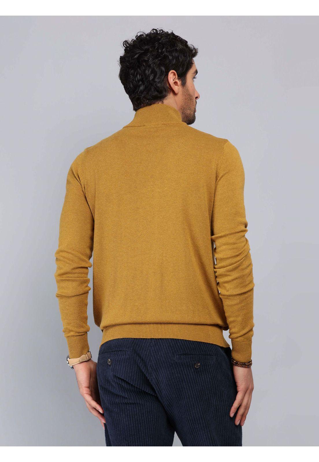 Sweater Cuello Alto Regular Fit Mostaza Piero Butti PBCII54MT-1