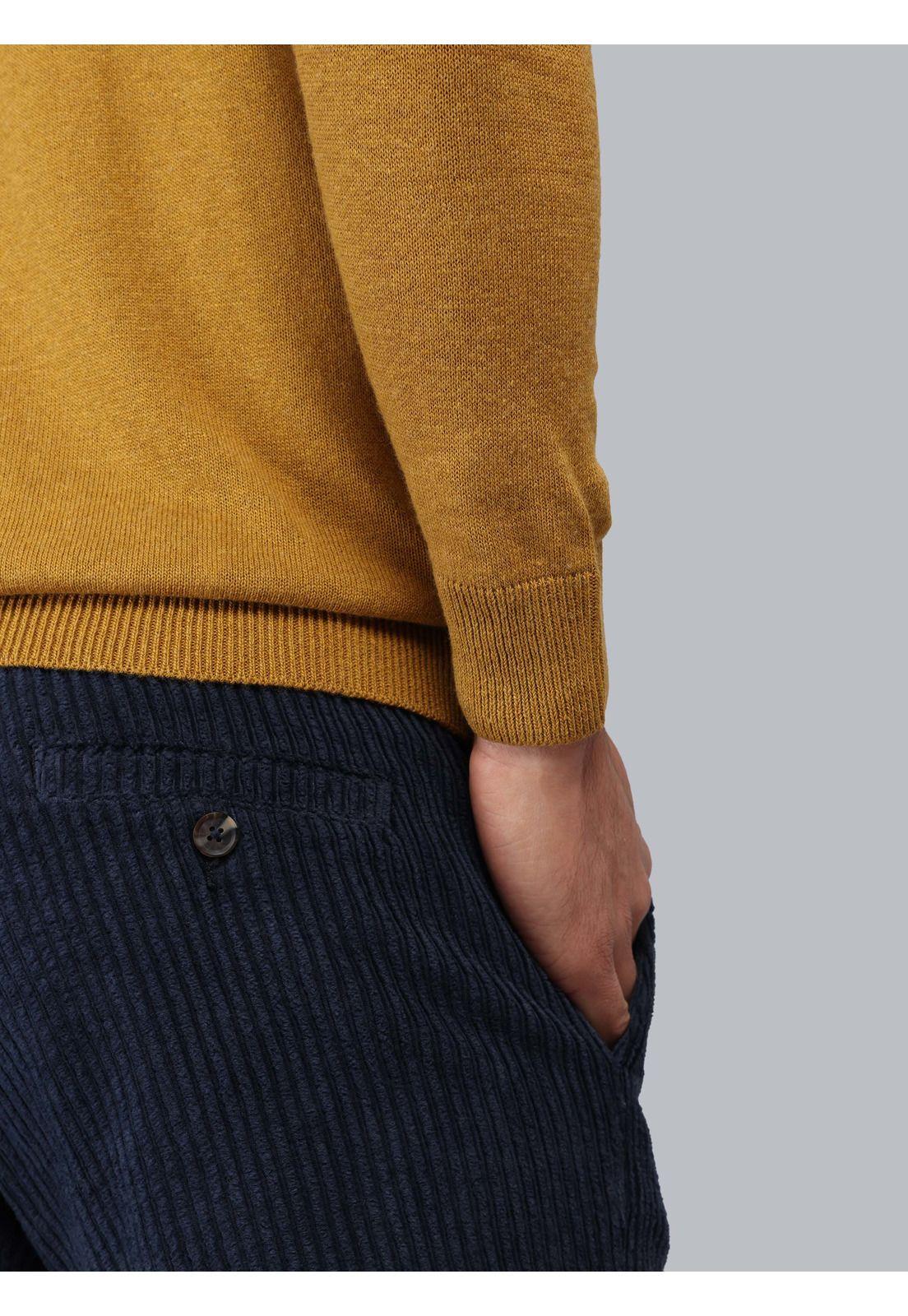 Sweater Cuello Alto Regular Fit Mostaza Piero Butti PBCII54MT-4